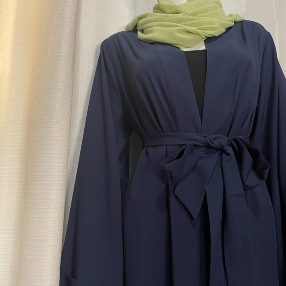 Navy blue abaya
